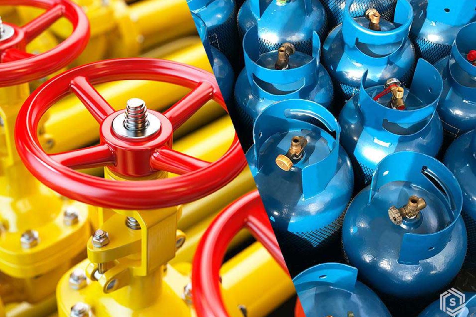 gas encanado ou botijao